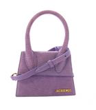  ジャックムス JACQUEMUS ル・チキート Le Chiquito ショルダーバッグ ハンドバッグ 型押し 紫 パープル /TK