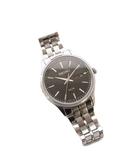 セイコー SEIKO 腕時計 アナログ 3針 ソーラー シルバー色 黒 ブラック V158-0AV0 /AN59
