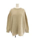 イエナ IENA 21AW ウールカシミヤ混 ワイドプルオーバー ニット セーター 長袖 F ベージュ 21080900725030 /☆G