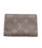 ルイヴィトン LOUIS VUITTON ポルト 2 カルト ヴェルティカル モノグラム カードケース 名刺入れ 茶 ブラウン M60533 /AN50 ■OH