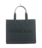 マイケルコース MICHAEL KORS COOPER トートバッグ ハンドバッグ ショルダーバッグ エンボスロゴ レザー 紺 ネイビー 37S5MCOT4L /AN19