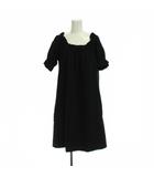 ダイアンフォンファステンバーグ DIANE von FURSTENBERG シャツ ブラウス 0 半袖 黒 チュニック /JP