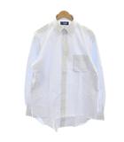 メーカーズシャツ カマクラ MAKER'S SHIRT 鎌倉 タグ付き ワイシャツ ドレスシャツ ボタンダウンシャツ 長袖 ストライプ 41-85 水色 ライトブルー 白 ホワイト PMOL77-04F /HN