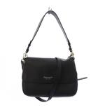 ケイトスペード KATE SPADE ハドソン ミディアム コンバーチブル フラップ ショルダーバッグ ハンドバッグ 2WAY レザー 黒 ブラック /BM