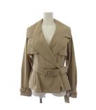 ハーリップトゥ Her lip to Everyday Belted Trench Jacket トレンチコート ショート丈 M ベージュ 1223307041 /BM