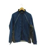 ザノースフェイス THE NORTH FACE ジップアップジャケット M 青 長袖 配色切り替え パイピング /JP