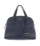 ケイトスペード KATE SPADE ハンドバッグ レザー チャーム付き 紺 ネイビー PXRU8262 /KU
