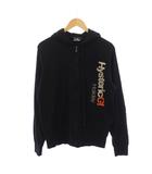 ヒステリックグラマー HYSTERIC GLAMOUR ジップアップパーカー ジャケット プリント M 黒 /BM