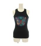 ヒステリックグラマー HYSTERIC GLAMOUR タンクトップ キャミソール プリント F 黒 ブラック 2CR-2680 /☆G