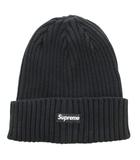 シュプリーム SUPREME Overdyed Beanie  ニット帽 ビーニー ニットキャップ ボックスロゴ F 黒 ブラック /☆G