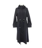 ジャスグリッティー JUSGLITTY 19AW プリーツロングブルゾン コート 2 紺 ネイビー 49328960 /HN