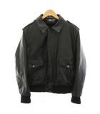 ショット SCHOTT A-2レザーフライトジャケット アウター ライナー 44 黒 ブラック 184SM /YT