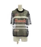アトモス atmos Tシャツ F 黒 白 半袖 シースルー ボーダー柄 /JP