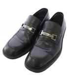 グッチ GUCCI ホースビットローファー レザー 40 E 黒 ブラック C16182 /TK