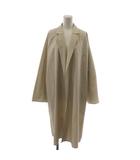 ギャルリーヴィー GALERIE VIE トゥモローランド 23SS バウンシーウェザーチェスターコート ロング F ベージュ 無地 23-08-31-08231 /RR
