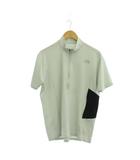 ザノースフェイス THE NORTH FACE ショートスリーブフラッシュドライ3Dジップアップ Tシャツ L グレー 半袖 ハーフジップ NT12006 /JP