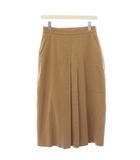 マックスマーラ MAX MARA スカート キャメル プリーツ ミモレ丈 ロング IJ40 ベージュ 110605136 /TK