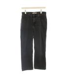 リーバイス Levi's デニム パンツ 25 黒 ブラック 無地 ストレート ハイウエスト /LP