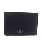 コーチ COACH カードケース 名刺入れ レザー 紺 ネイビー /TK