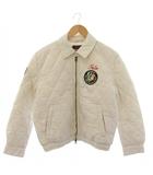 ポロ ラルフローレン POLO RALPH LAUREN キルテッド コットン ボンバージャケット 中綿ジャケット ジップアップ S 白 /BM
