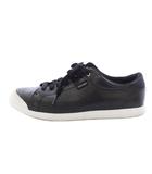 コールハーン COLE HAAN ゼログランド スニーカー シューズ レザー 7B 黒 ブラック /TK