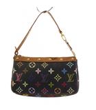 ルイヴィトン LOUIS VUITTON マルチカラー モノグラム ポシェットアクセソワール ハンドバッグ アクセサリーポーチ ノワール M92648 /KH ■OH