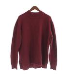 ショット SCHOTT ニット セーター ウール L ワインレッド 長袖 ハイネック ワッフル編み /AP