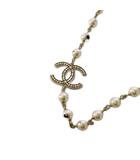 シャネル CHANEL A15C パール ココマーク ネックレス ゴールドカラー /KH ■OH