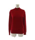 ジョンスメドレー JOHN SMEDLEY ニット カットソー XS 赤 長袖 ハイネック /GG