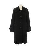 マックスマーラ MAX MARA ステンカラーコート アウター ウール 38 黒 ブラック 1630016 /YT