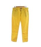 ラルフローレン RALPH LAUREN スラックス パンツ 麻混 リネン混 27 黄色 イエロー /RR