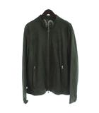 エトロ ETRO シングルライダースジャケット ジップアップ ラムレザー XL 緑 202-1L053-9475 /BM