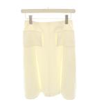 フォクシーニューヨーク FOXEY NEW YORK コレクション COLLECTION スカート ひざ丈 フレア 40 白 ホワイト 37894 /YT