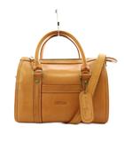 ブリー BREE ボストンバッグ ハンドバッグ ショルダーバッグ 2way レザー 茶 ブラウン /AN41 ●D