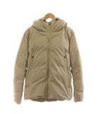 ダウンジャケット 上着 XL ベージュ フード付き /RR