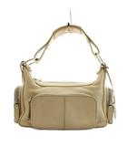 トッズ TOD'S ハンドバッグ ワンショルダーバッグ レザー ベージュ /AN59