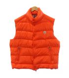 モンクレール MONCLER TIB GILET ダウンベスト ジャケット ジップアップ ナイロン 6 オレンジ 120914335005 /BM