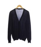 プラダ PRADA カーディガン 52 紺 ネイビー /AN70