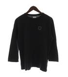 モーティブ MOTIVE Tシャツ M 黒 七分丈 ロゴ /GG