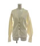 ナチュラルビューティーベーシック NATURAL BEAUTY BASIC カーディガン F アイボリー 長袖 Vネック /GG
