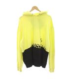 モンクレール MONCLER 23AW MAGLIA CON CAPPUCCIO パーカー スウェット プルオーバー プリント 長袖 XL 黒 ブラック 黄色 イエロー G20918G00040 /HN