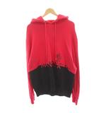 モンクレール MONCLER 23AW MAGLIA CON CAPPUCCIO パーカー スウェット プルオーバー プリント 長袖 L 黒 ブラック ピンク G20918G00040 /HN