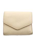 メゾンマルジェラ 11 Maison Margiela 11 財布 三つ折り 小銭入れ レザー ベージュ S56UI0136 /AN6