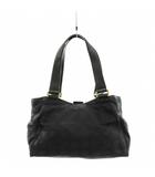 シャネル CHANEL ニュートラベルライン ココマーク ハンドバッグ ナイロン レザー 7番台 黒 ブラック /AN22 ■OH