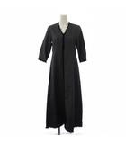 Sマックスマーラ 'S Max Mara ワンピース ロング 五分袖 Vネック 38 紺 /BM