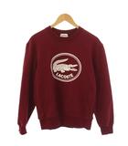 ラコステ LACOSTE スウェットシャツ スウェット トレーナー 長袖 クルーネック ロゴ S 赤 SH7582 /BM