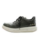 ルイヴィトン LOUIS VUITTON ビバリーヒルズライン スニーカー シューズ 6 レザー 黒 ブラック /AN55