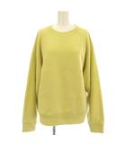 シンゾーン Shinzone COMMON SWEATSHIRT スウェット トレーナー 裏起毛 FO 黄緑 グリーン 22AMSCU02 /☆G