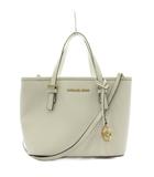 マイケルコース MICHAEL KORS ジェット セット トラベル JET SET TRAVEL ハンドバッグ ショルダーバッグ 2way レザー 白 ホワイト /AN36