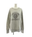 アパルトモン ドゥーズィエムクラス L'Appartement DEUXIEME CLASSE MADE BY Americana College C/N Sweatスウェット トレーナー 長袖 ロゴ プリント グレー /KU